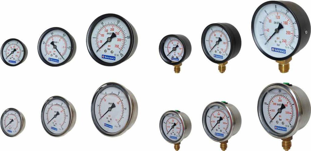 Types-of-Pressure-Gauges-or-Manometers-Sango Types-of-Pressure-Gauges-or-Manometers-