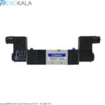 شیر برقی پنوماتیک 5/3 شاکو 1/4 تایوان وسط بسته+وسط باز+وسط شناور | SHAKO PU530(X)(Y)-02-D