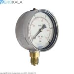 گیج استیل برنج ویکا WIKA EN837-1 | صفحه 63 و 100 | لوله بوردون برنجی