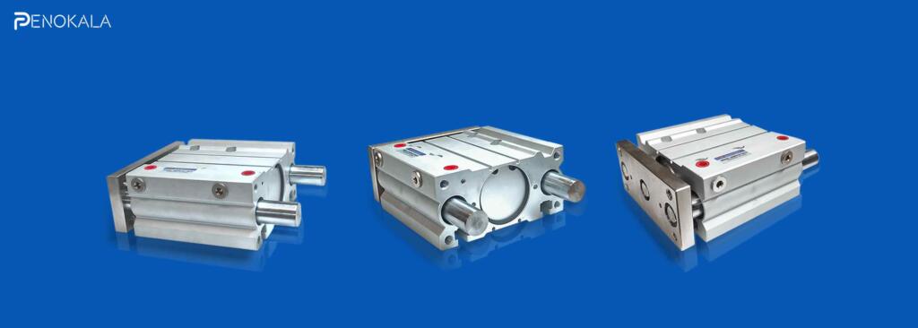 BANER Pneumatic Cylinder MGPM Model Sango With Guide Rod (1) BANER Pneumatic Cylinder MGPM Model Sango With Guide Rod 1 پنوکالا