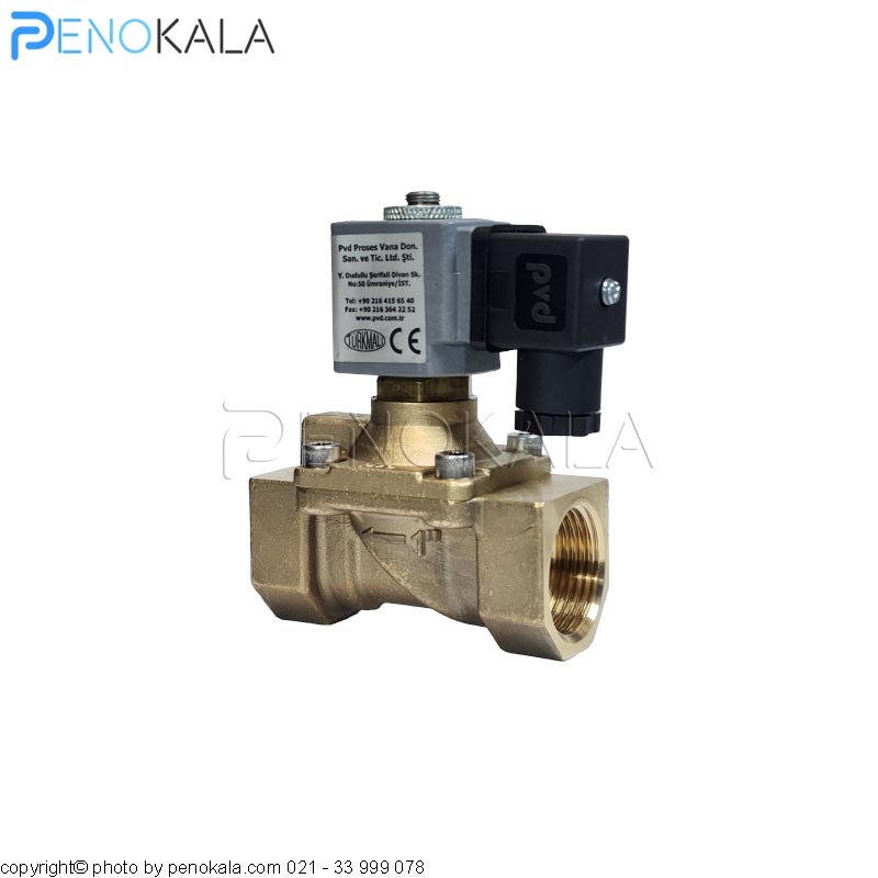 Brass-pneumatic-solenoid-valve-T-GM-105-PVD