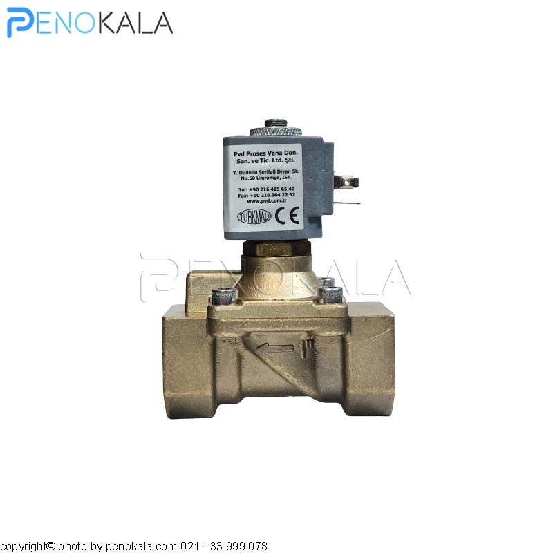 Brass-pneumatic-solenoid-valve-T-GM-105-PVD