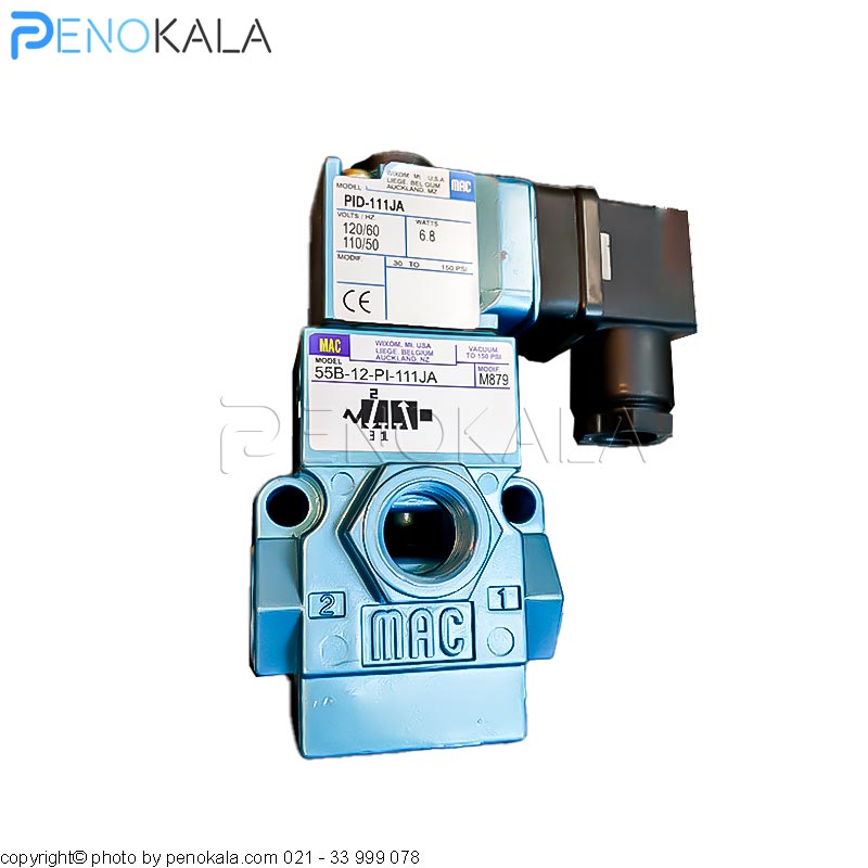 MAC Direct solenoid valves 55B-12-PI-111JA