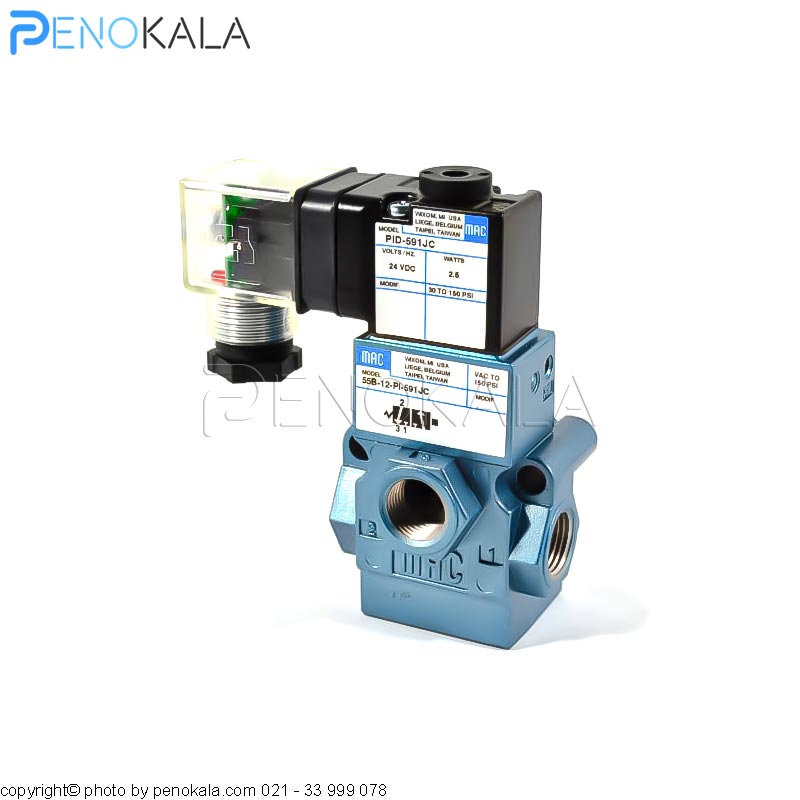 MAC Direct solenoid valves 55B-12-PI-111JA