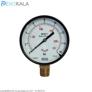 گیج فشار پنوماتیک مدل PG11LF برند WIKA