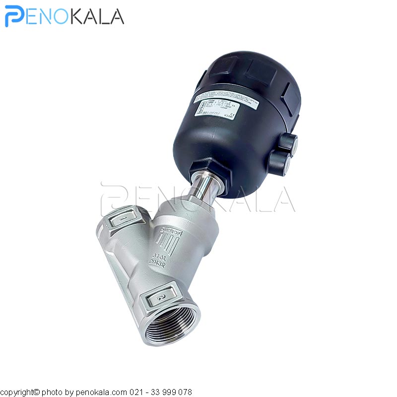 Burkert Type 2000 Pneumatic Angle Seat Valve G14 PTFE Seat Stainless Steel (3)