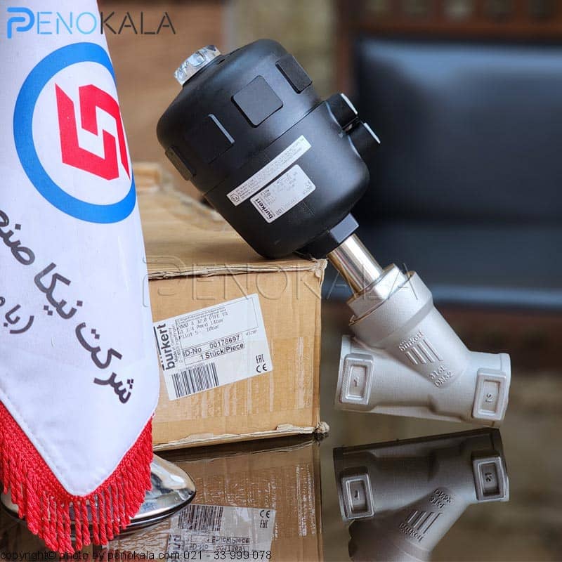 شیر انگل ولو پنوماتیک مدل 2000 A برند BURKERT