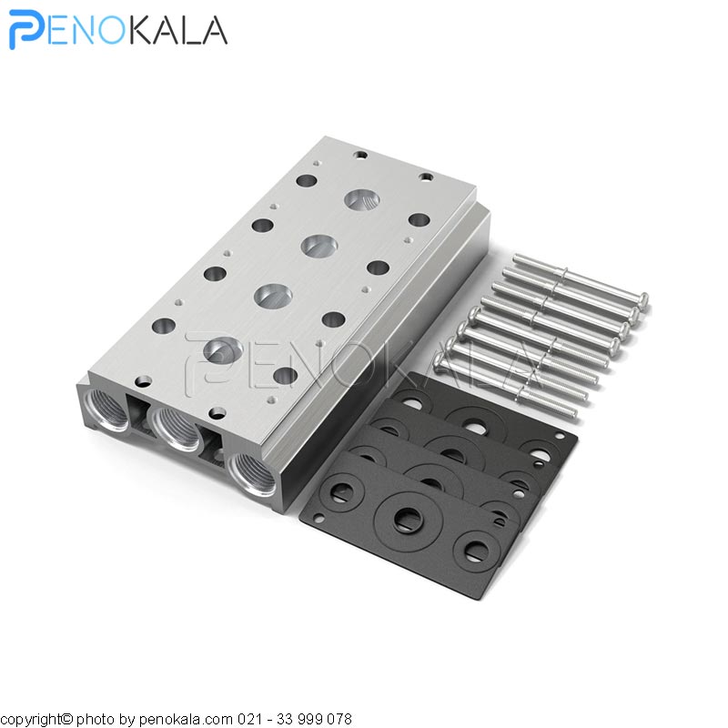 SANGO 300M Series 38 Pneumatic Manifold Base (AIRTAC Compatible)