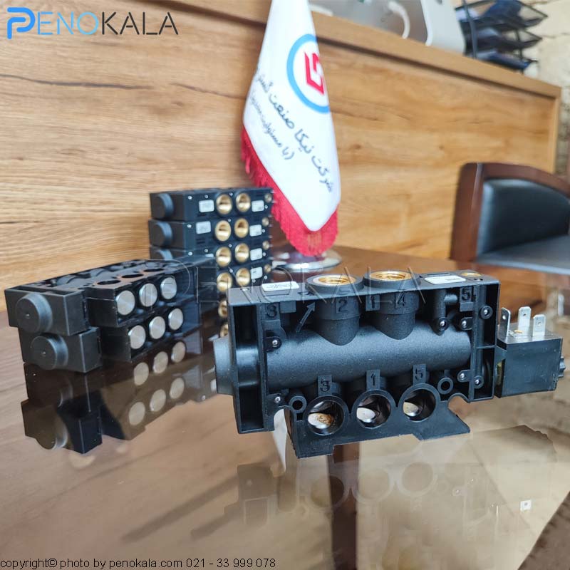 شیر پنوماتیک تک بوبین Parker