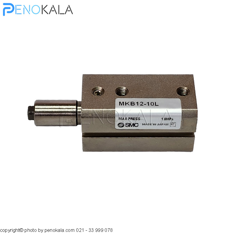 جک پنوماتیک MKB12-10L قطر 12 کورس 10 SMC