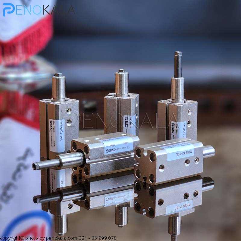 سیلندر کلمپ چرخشی MKB12-10L برند SMC ساخت ژاپن